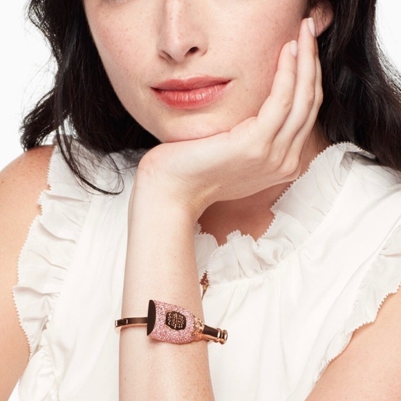 NWT Kate Spade Make Magic Rose‎ Gold Champagne Bangle Bracelet ULTRA RARE - Picture 6 of 9